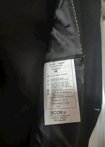 Düğmeli Siyah Deri Midi Kadın Ceket - Görsel 2