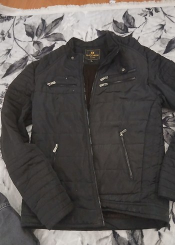 Siyah Kürklü Biker Mont - Görsel 2