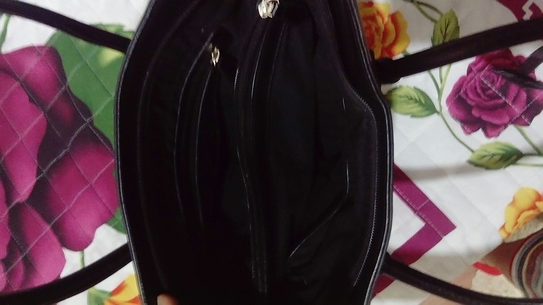 xs Beden derimod Siyah çanta 