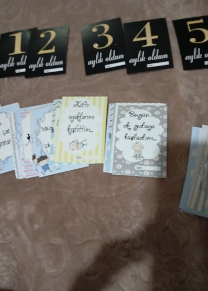 Yenidoğan bebek kartları - Görsel 3