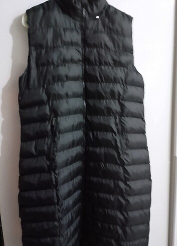 xl Beden siyah Renk Uzun şişme yelek
