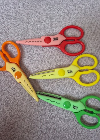 Renkli Sanat Makasları Seti - Görsel 2