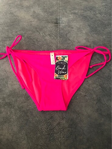 36 Beden pembe Renk Suwen pembe renk yeni etiketi üzerinde bikini altı