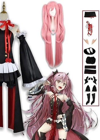m Beden çeşitli Renk krul tepes cosplay