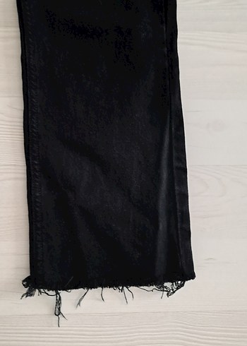 38 Beden Siyah Regular Fit Kadın Kot Pantolo