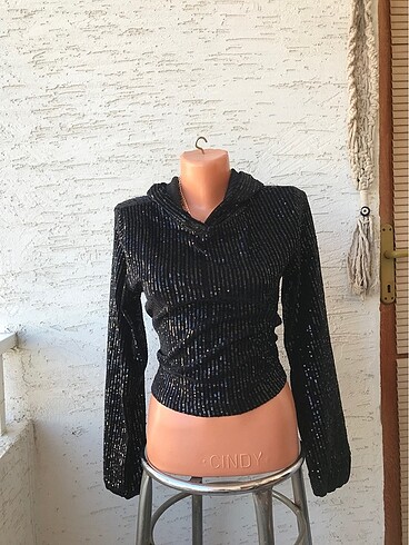 Payetli sweatshirt