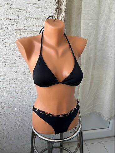 s Beden siyah Renk Siyah bikini takımı