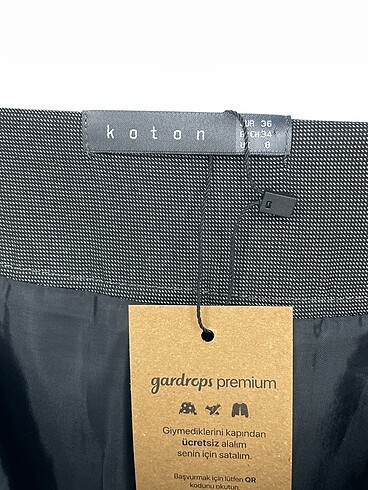36 Beden çeşitli Renk Koton Mini Etek %70 İndirimli.