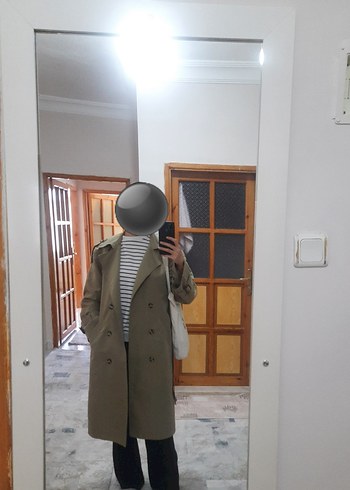 Trendyol & Milla Haki Kuşaklı Midi Kadın Trençkot