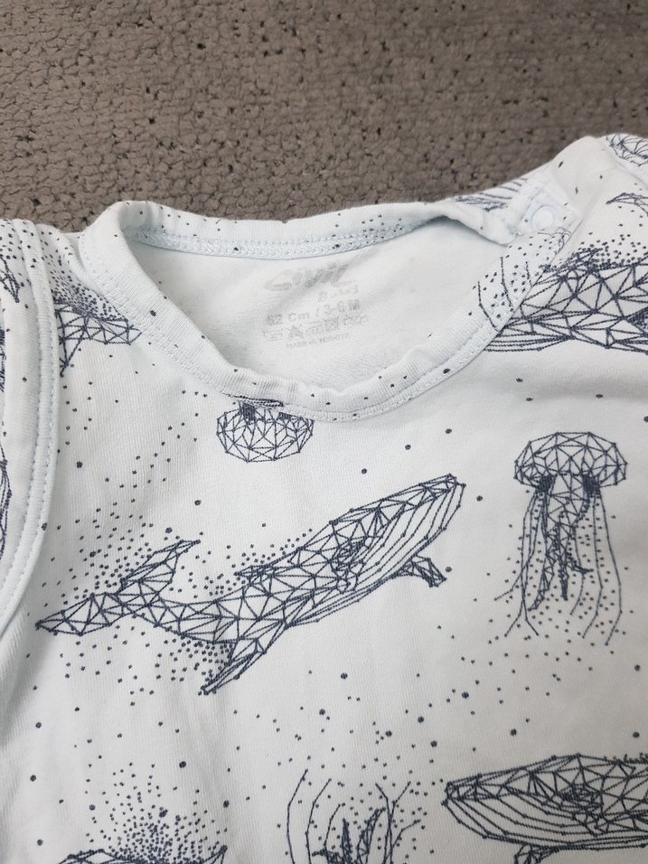 Erkek Bebek ikili  Kolsuz zıbın - Görsel 3