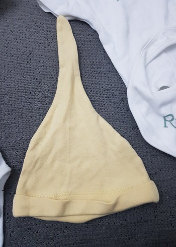 Bebek Erkek Seti, Sarı Şapka ve Sarı Pantolonlu - Görsel 5