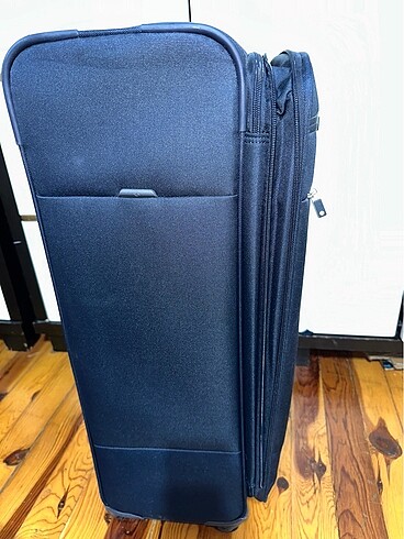  Beden mavi Renk Samsonite Spinner 78/29-Büyük Boy Valiz