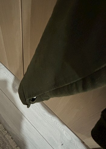 Kürk Detaylı Haki Erkek Ceket - Görsel 3