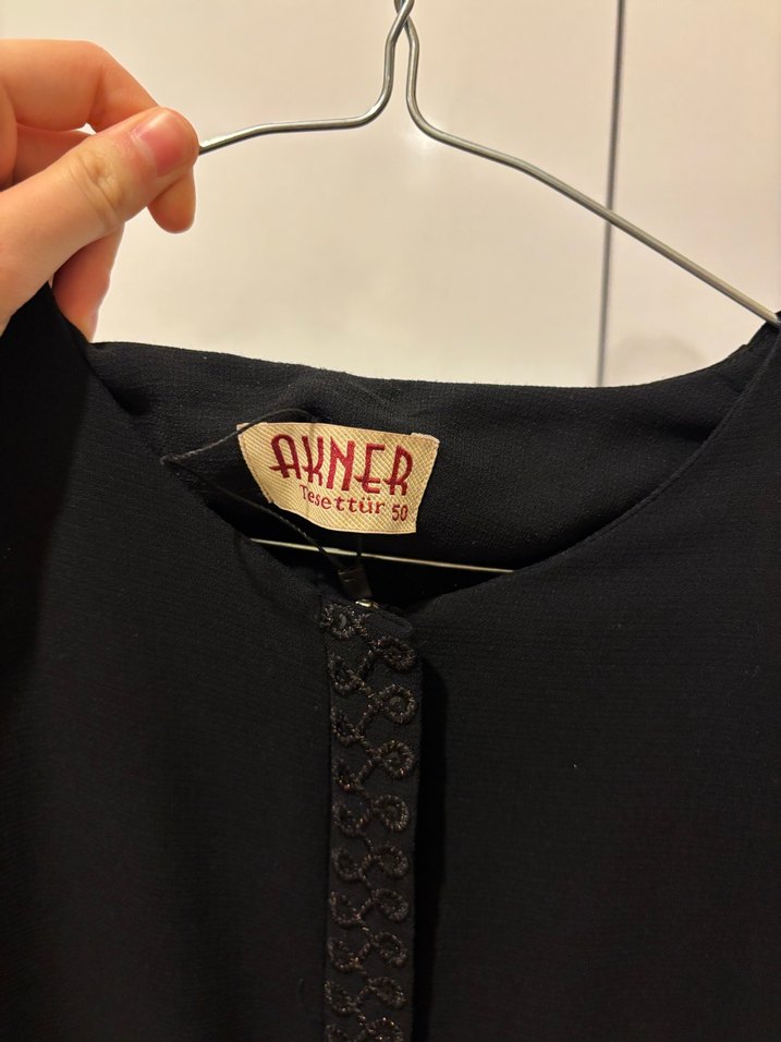 Tesettür Siyah Feraceli - Görsel 3