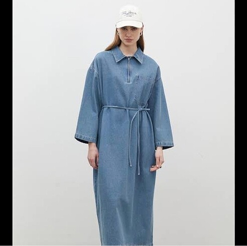 Manuka denim elbise