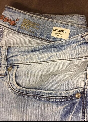 27 Beden mavi jeans kot pantolon