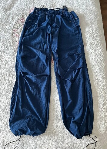 Bershka lacivert xsmall kadın pantolon