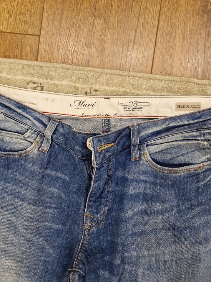 Mavi jeans delidolu model 28 beden kot pantolon - Görsel 3