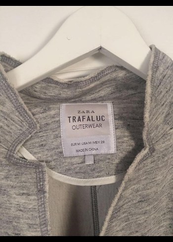 Gri Düğmeli Uzun kap - Görsel 3