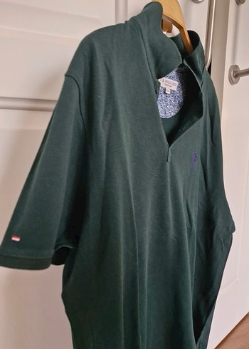 Erkek Yeşil Kısa Kollu Polo Tişört - Görsel 3