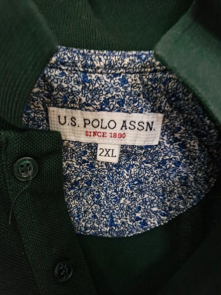 Erkek Yeşil Kısa Kollu Polo Tişört - Görsel 2