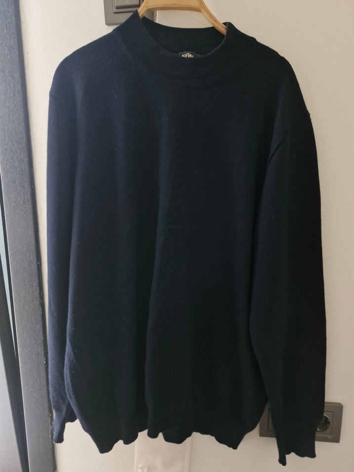 füme renk Örme Uzun Kollu erkek Hırka - Görsel 4