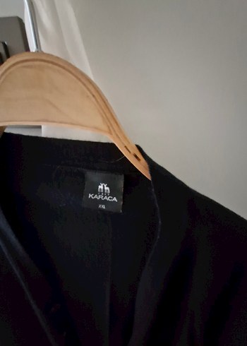 Siyah erkek düğmeli Hırka - Görsel 7