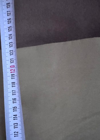 Bej Uzun Kadın Trençkot Düğmeli - Görsel 8