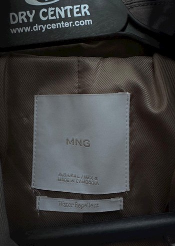 Bej Uzun Kadın Trençkot Düğmeli - Görsel 3