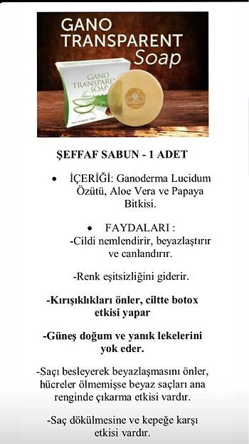 Şeffaf sabun