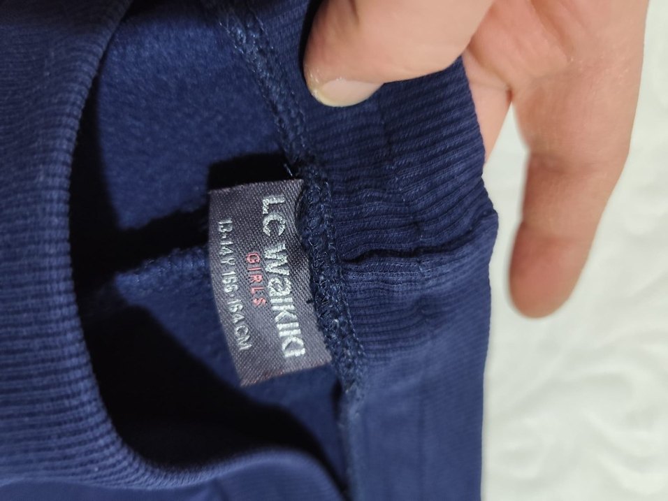 kız çocuk Lacivert Basic Eşofman Altı - Görsel 3