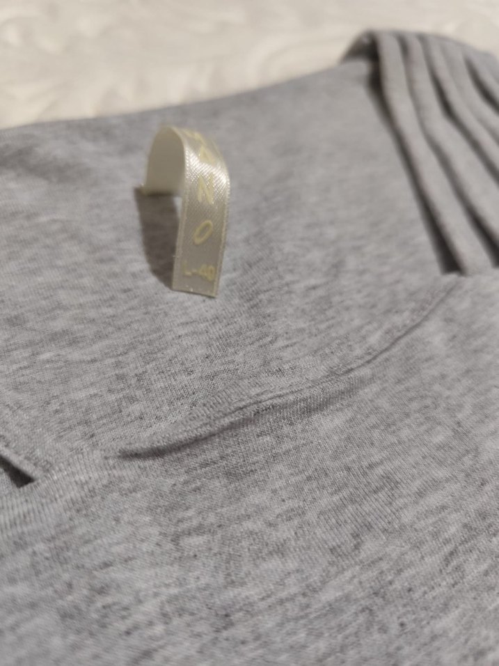 Gri Askıl tişört - Görsel 3