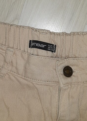 s Beden EKA krem rengi havuç pantalon