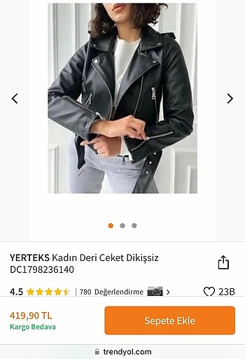 Diğer Yerteks deri ceket