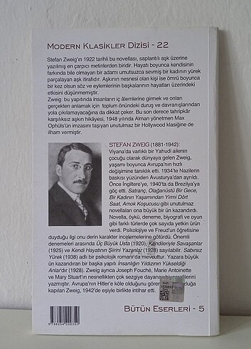  Beden Renk Bilinmeyen Bir Kadının Mektubu-Stefan Zweig 