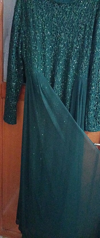 Gupur payetli kalem abiye - Görsel 5