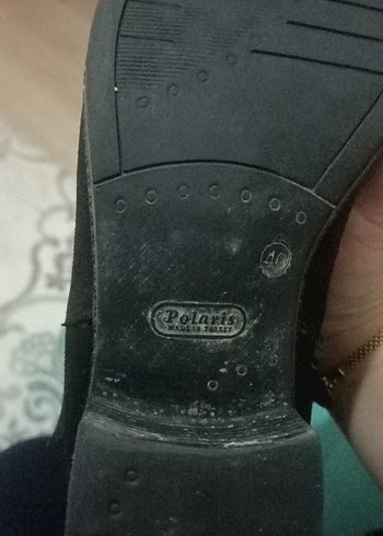 Siyah Süet Tokalı Kadın Bot - Görsel 4