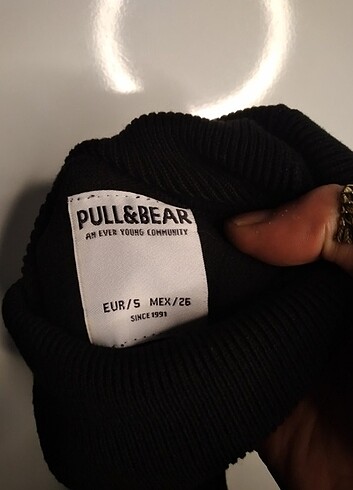 Pull and Bear İnce boğazlı mini elbise 