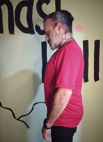 xl Beden kırmızı Renk Erkk tshirt ambalajlı
