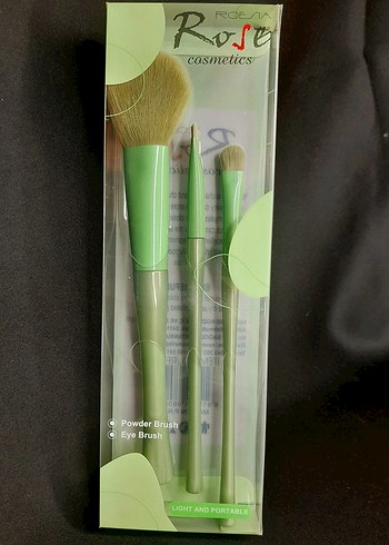 Pastel Yeşil Makyaj Fırçası Seti - Görsel 3