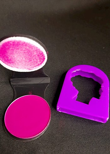 Mor Rock Punk Tarzı Saç Tebeşiri - Görsel 2