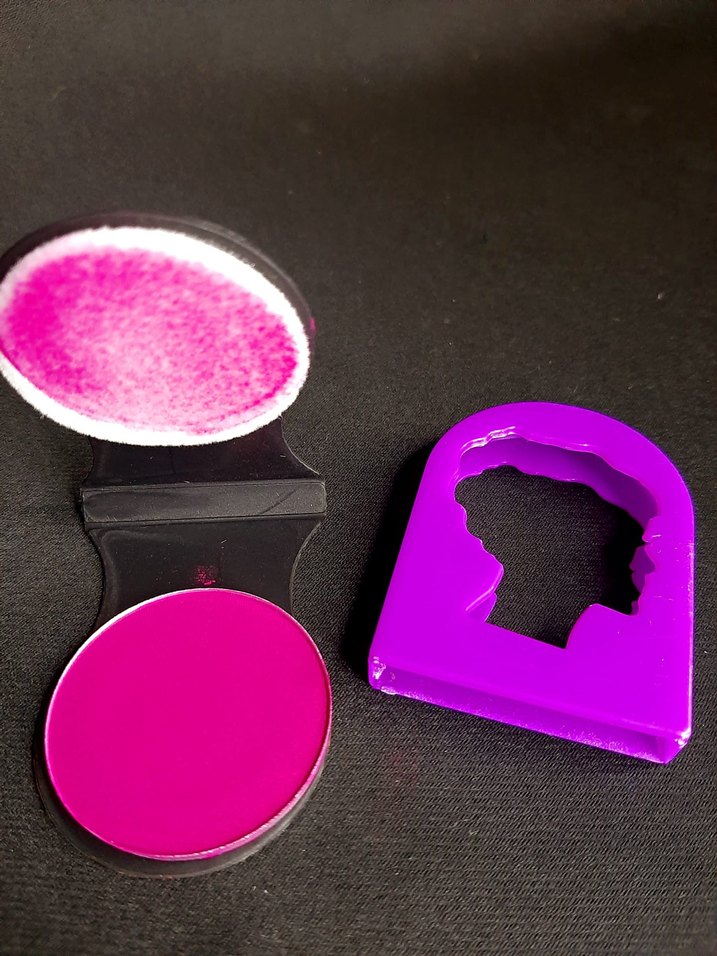 Mor Rock Punk Tarzı Saç Tebeşiri - Görsel 2