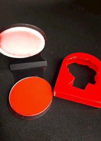 Koyu Kırmızı MUJGAN Saç Tebeşiri - Görsel 2