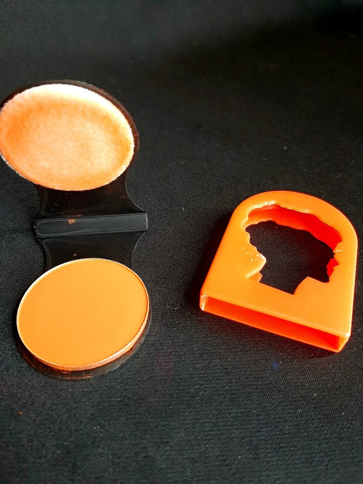 Parlak Turuncu Ronassi Saç Tebeşiri - Görsel 2