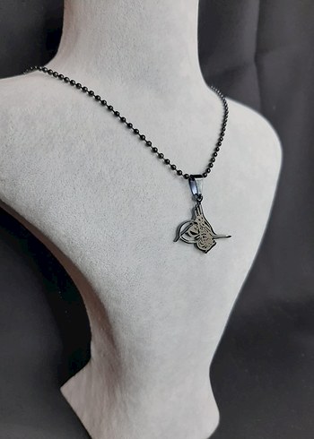 Çelik Tuğra Detaylı Zincir Kolye - Görsel 2