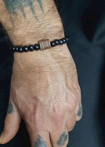 Bambu Siyah Erkek Bileklik - Görsel 3