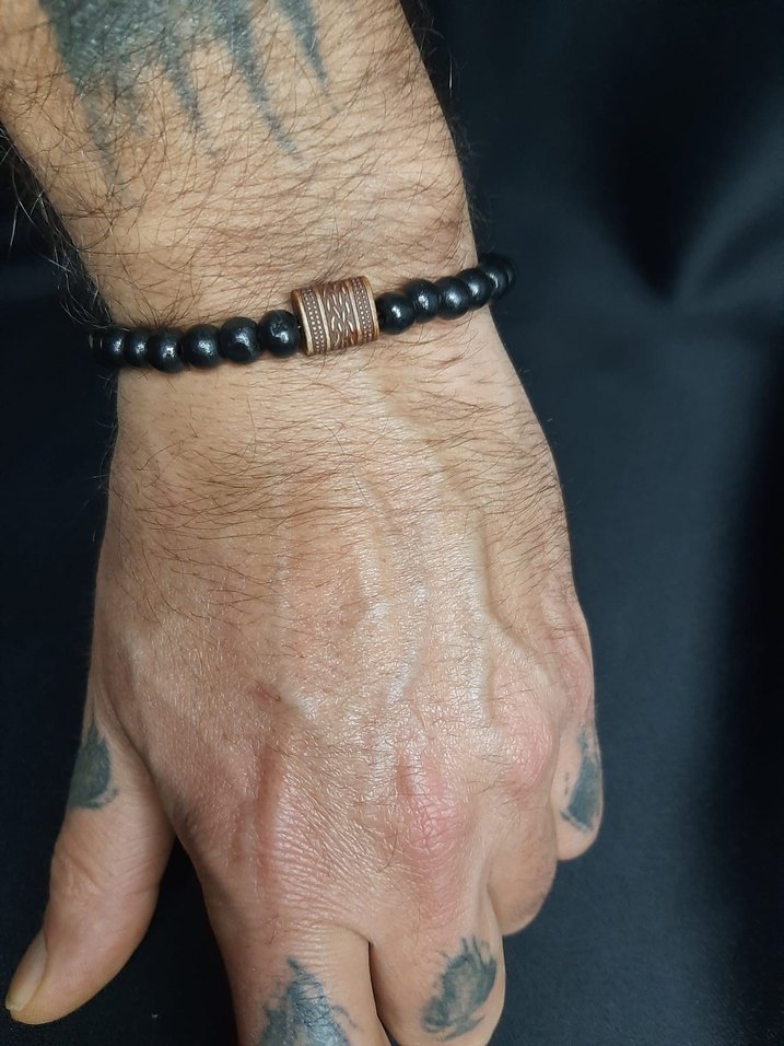 Bambu Siyah Erkek Bileklik - Görsel 3