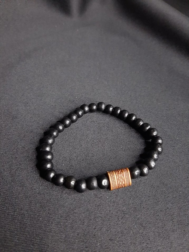 Bambu Siyah Erkek Bileklik - Görsel 2