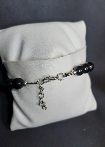 Beden Siyah Gotik Erkek Bileklik Unisex
