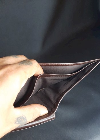 Kahverengi Erkek Deri Cüzdan - Görsel 4